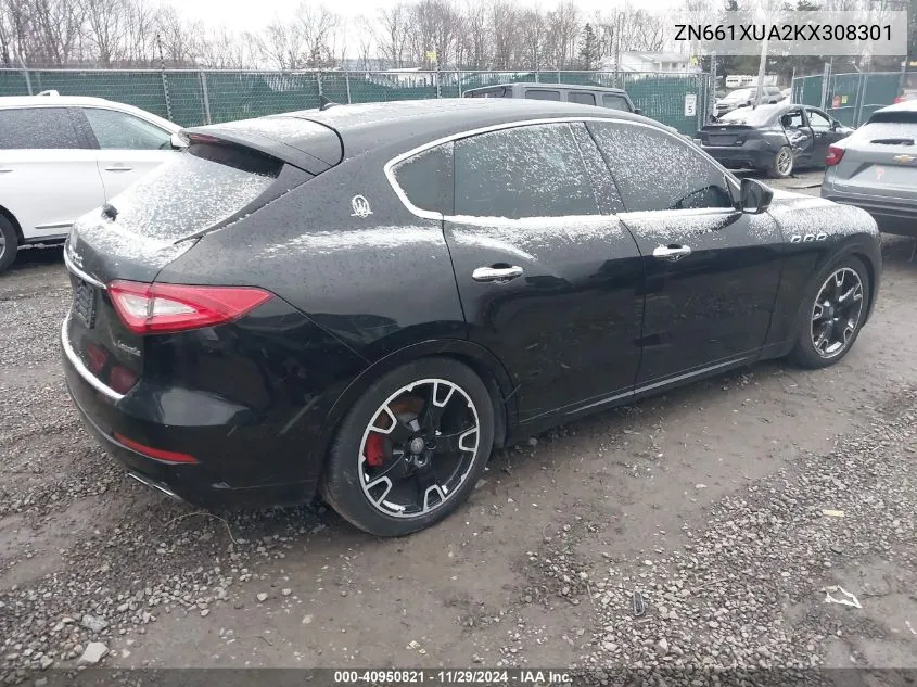 2019 Maserati Levante VIN: ZN661XUA2KX308301 Lot: 40950821