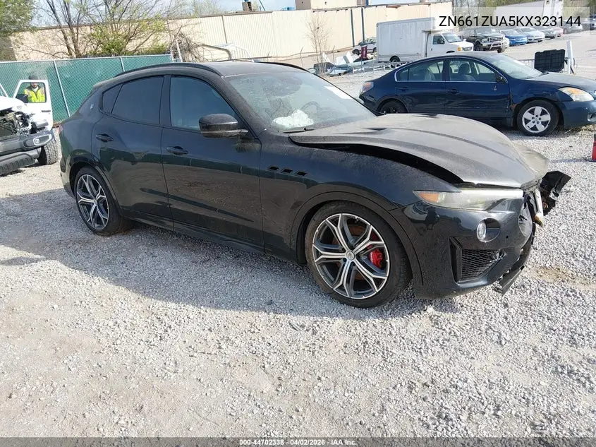 2019 Maserati Levante Gts/Trofeo VIN: ZN661ZUA5KX323144 Lot: 44702338