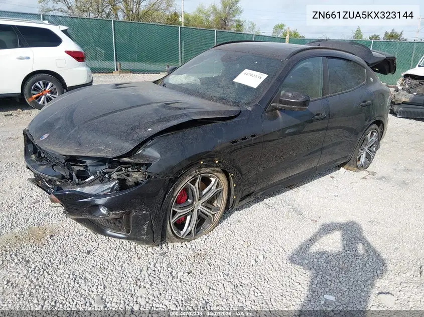 2019 Maserati Levante Gts/Trofeo VIN: ZN661ZUA5KX323144 Lot: 44702338