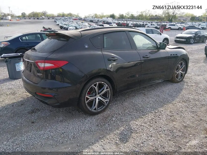 2019 Maserati Levante Gts/Trofeo VIN: ZN661ZUA5KX323144 Lot: 44702338