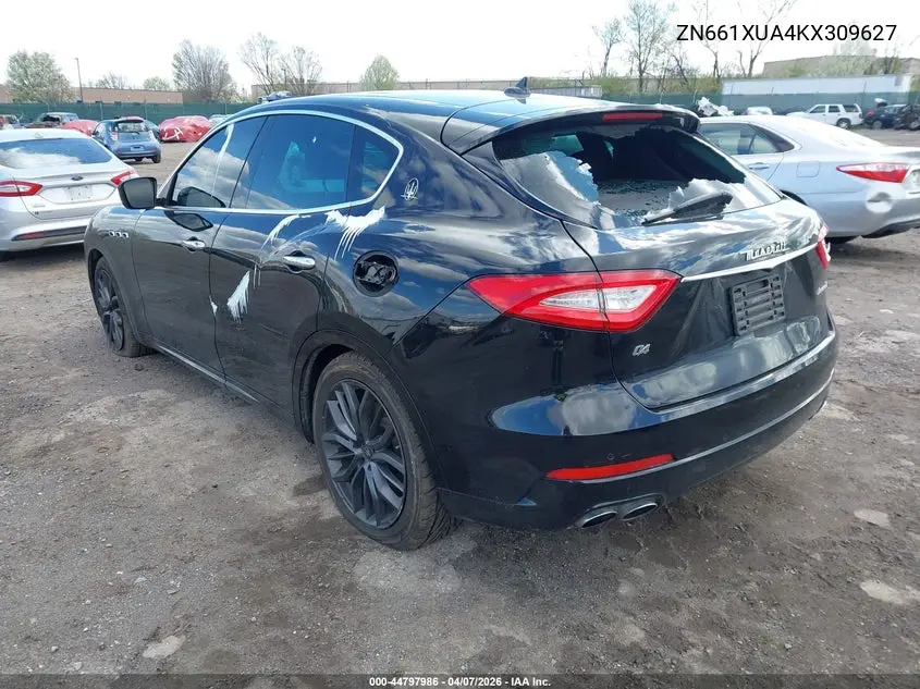 2019 Maserati Levante VIN: ZN661XUA4KX309627 Lot: 44797986