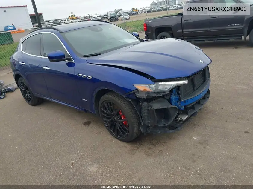 2019 Maserati Levante S Gransport VIN: ZN661YUSXKX318900 Lot: 45062158