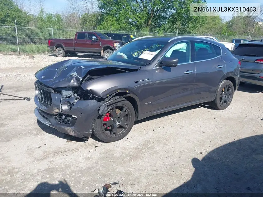 2019 Maserati Levante Granlusso VIN: ZN661XUL3KX310463 Lot: 45236546