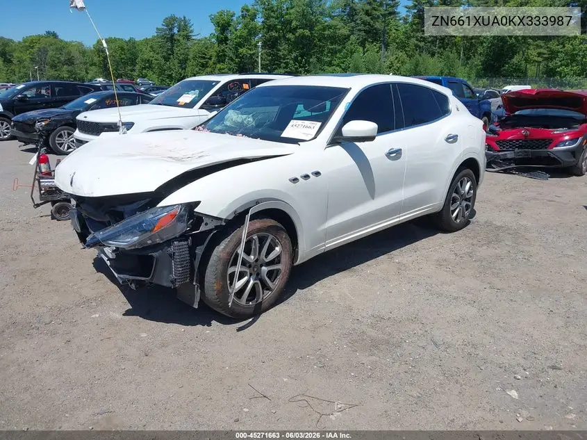 2019 Maserati Levante VIN: ZN661XUA0KX333987 Lot: 45271663
