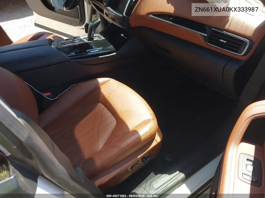 2019 Maserati Levante VIN: ZN661XUA0KX333987 Lot: 45271663