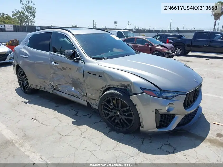 2019 Maserati Levante S Gransport VIN: ZN661YUS4KX313658 Lot: 45277465
