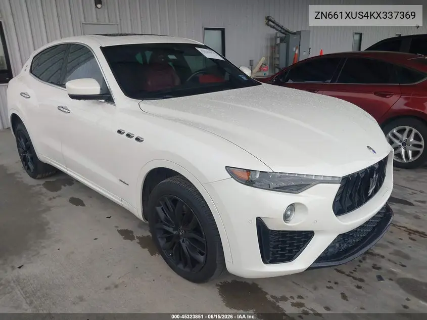 2019 Maserati Levante Gransport VIN: ZN661XUS4KX337369 Lot: 45323851