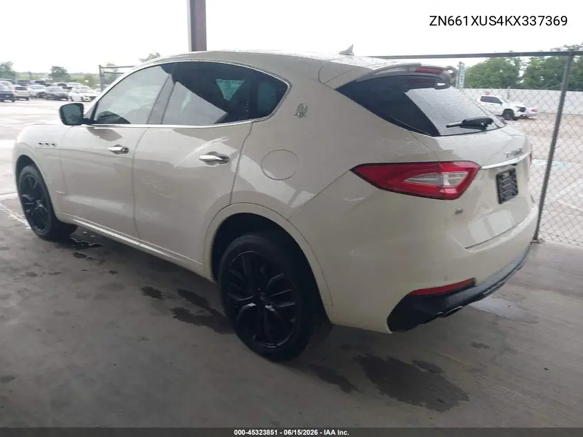 2019 Maserati Levante Gransport VIN: ZN661XUS4KX337369 Lot: 45323851