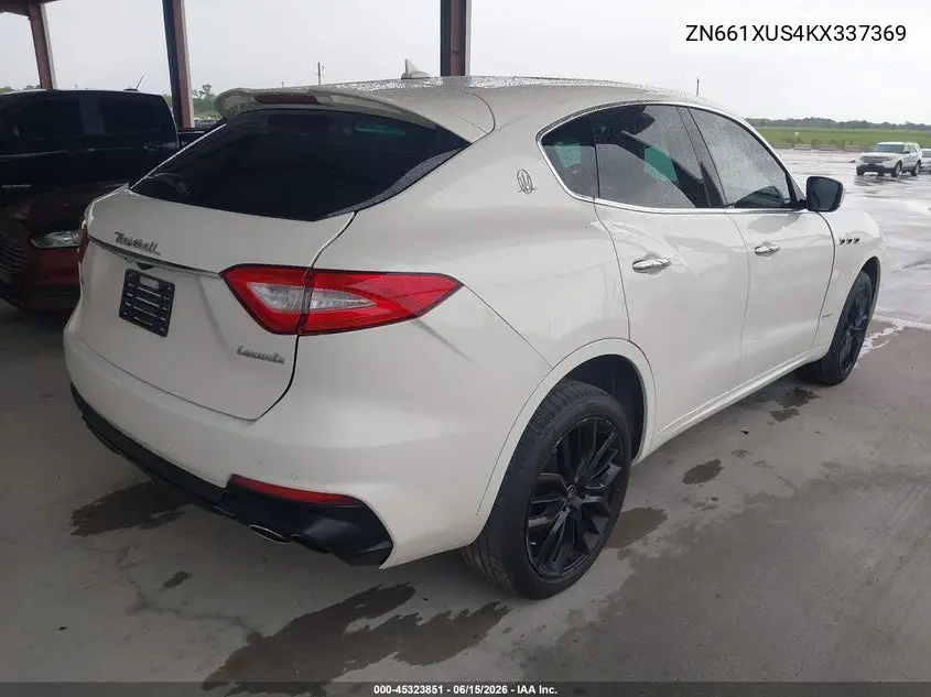 2019 Maserati Levante Gransport VIN: ZN661XUS4KX337369 Lot: 45323851