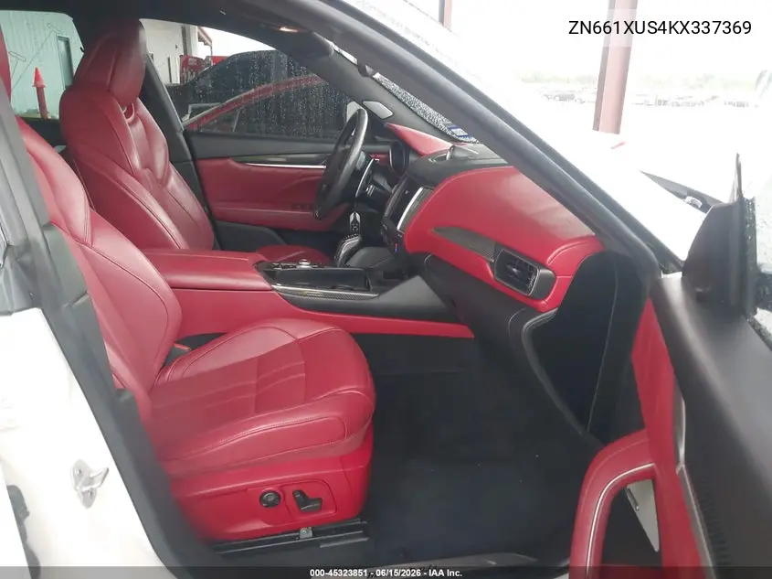 2019 Maserati Levante Gransport VIN: ZN661XUS4KX337369 Lot: 45323851