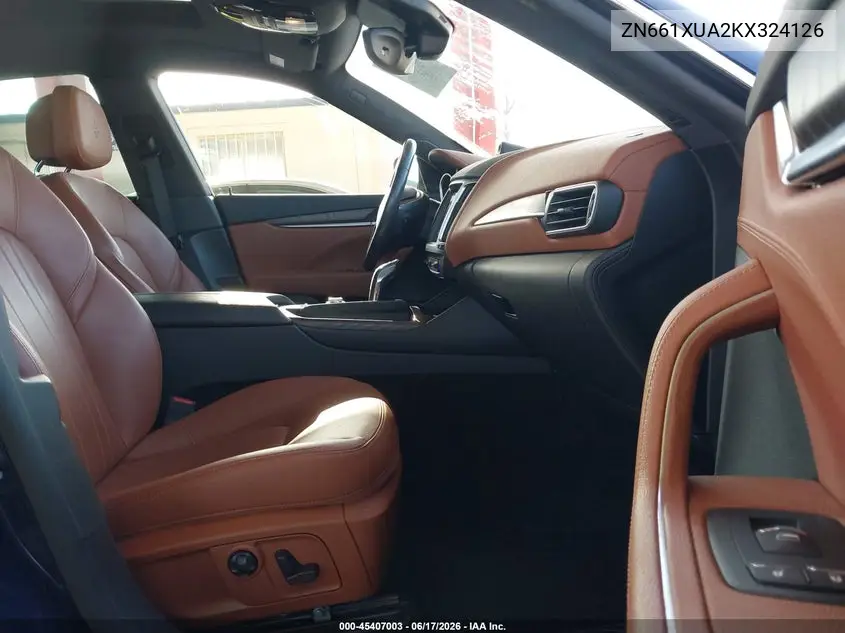 2019 Maserati Levante VIN: ZN661XUA2KX324126 Lot: 45407003