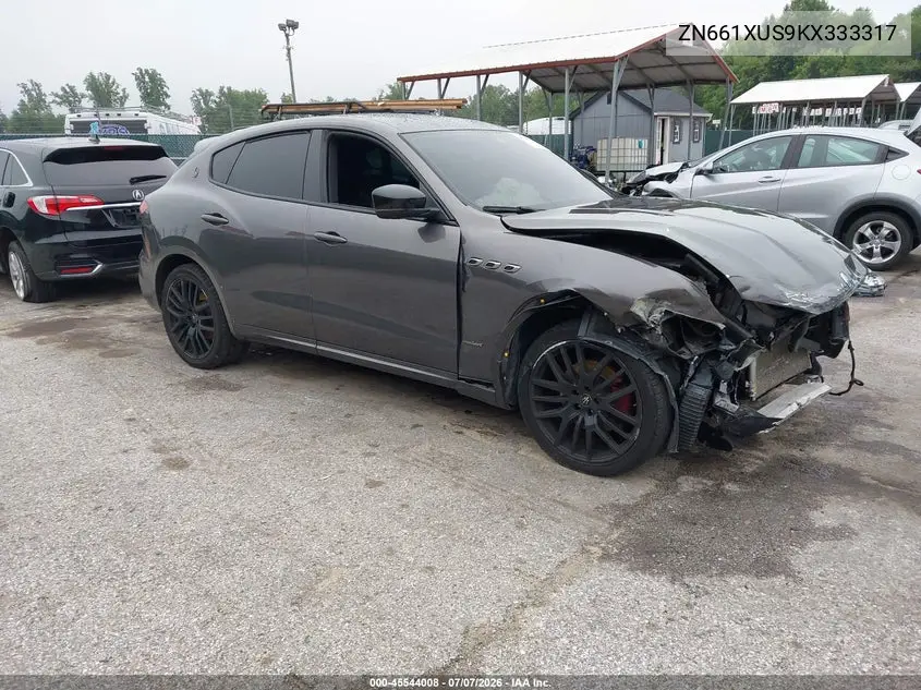 2019 Maserati Levante Gransport VIN: ZN661XUS9KX333317 Lot: 45544008