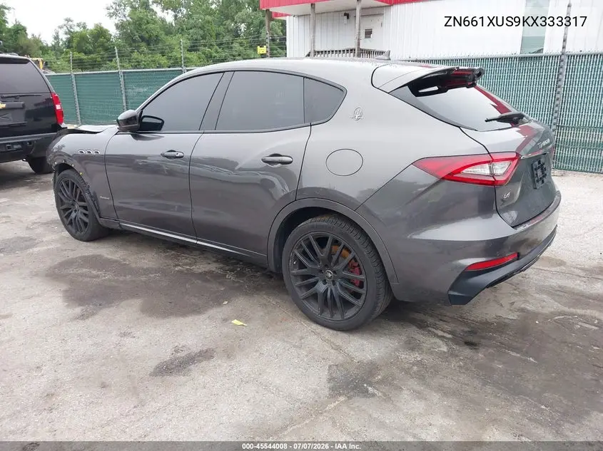 2019 Maserati Levante Gransport VIN: ZN661XUS9KX333317 Lot: 45544008