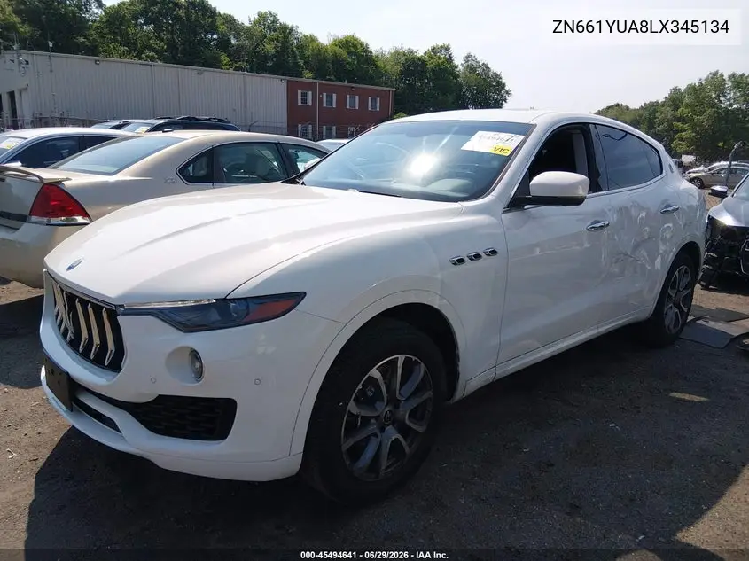 2020 Maserati Levante S VIN: ZN661YUA8LX345134 Lot: 45494641