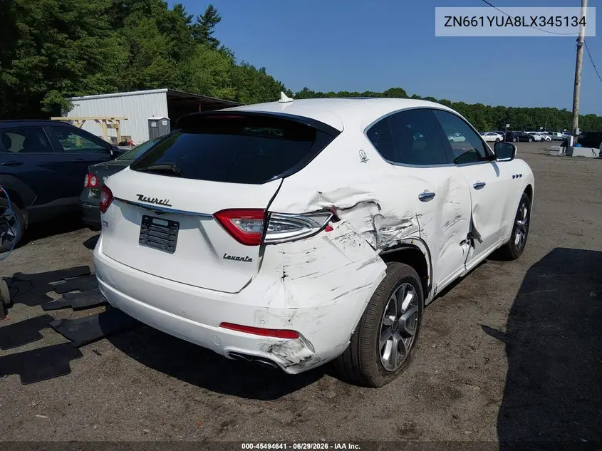 2020 Maserati Levante S VIN: ZN661YUA8LX345134 Lot: 45494641