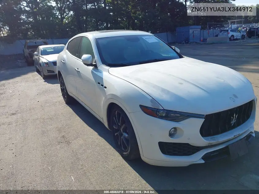 2020 Maserati Levante S VIN: ZN661YUA3LX344912 Lot: 45563218