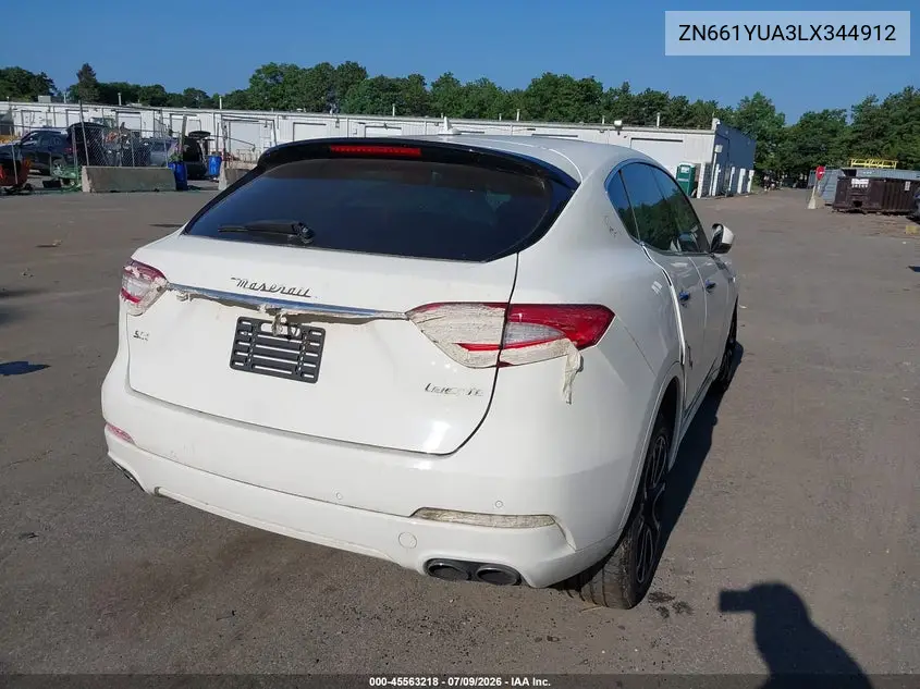 2020 Maserati Levante S VIN: ZN661YUA3LX344912 Lot: 45563218