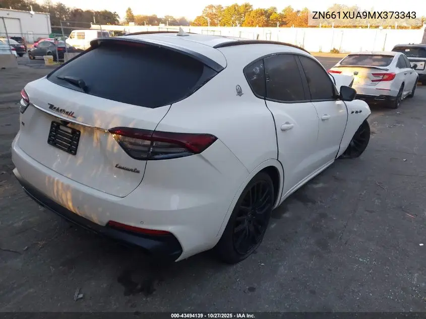 2021 Maserati Levante VIN: ZN661XUA9MX373343 Lot: 43494139