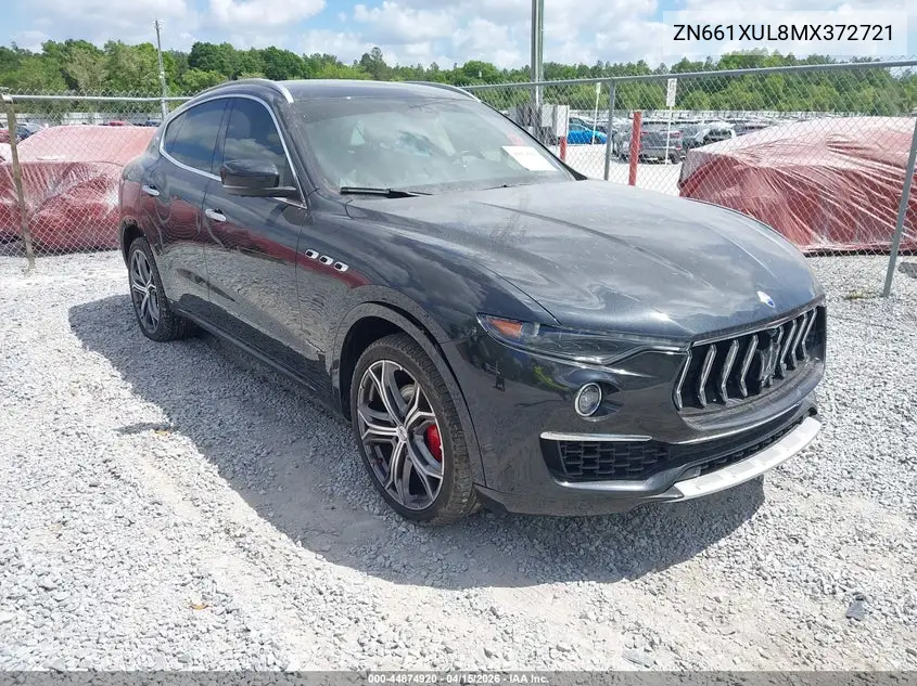 2021 Maserati Levante Granlusso VIN: ZN661XUL8MX372721 Lot: 44874920