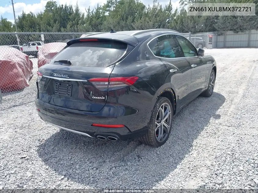 2021 Maserati Levante Granlusso VIN: ZN661XUL8MX372721 Lot: 44874920