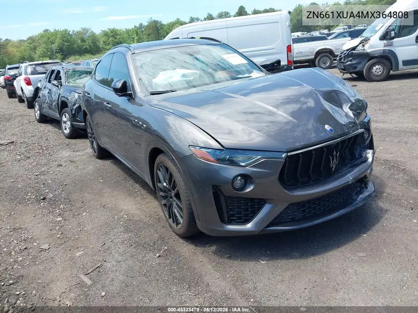 2021 Maserati Levante VIN: ZN661XUA4MX364808 Lot: 45323479