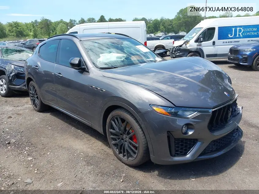 2021 Maserati Levante VIN: ZN661XUA4MX364808 Lot: 45323479