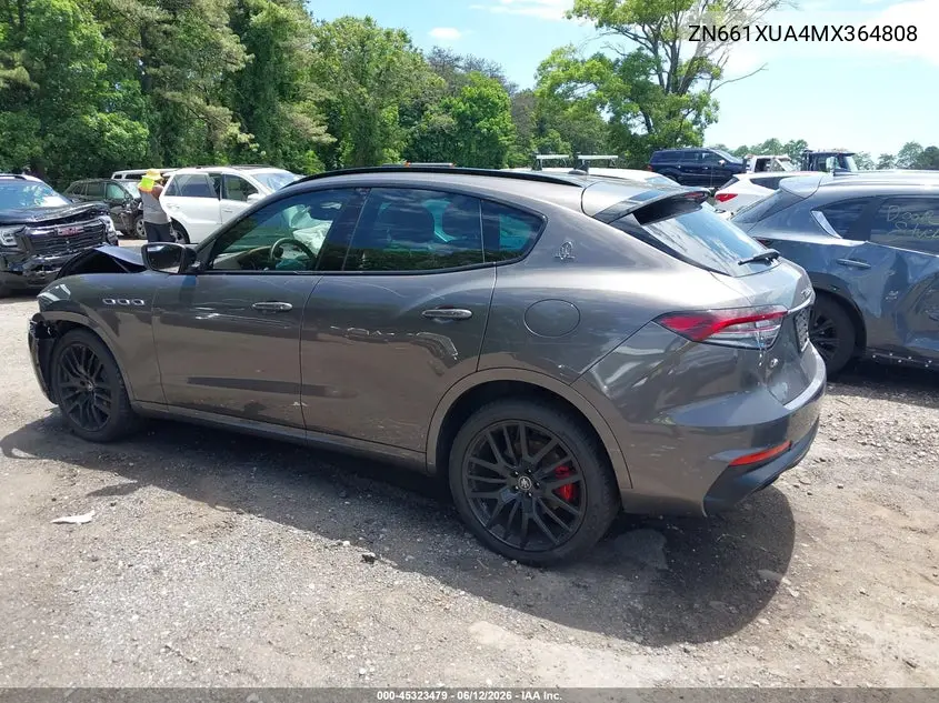 2021 Maserati Levante VIN: ZN661XUA4MX364808 Lot: 45323479