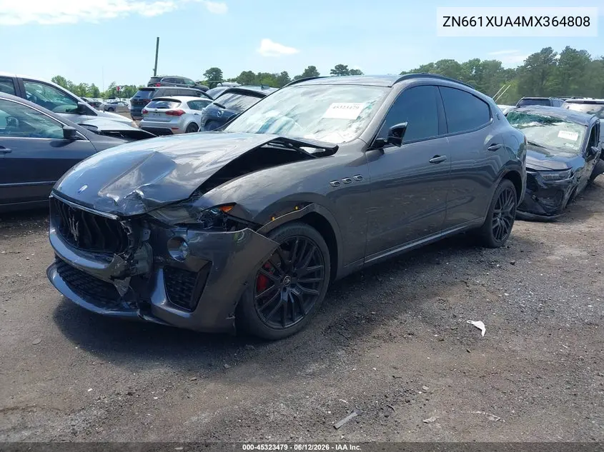 2021 Maserati Levante VIN: ZN661XUA4MX364808 Lot: 45323479