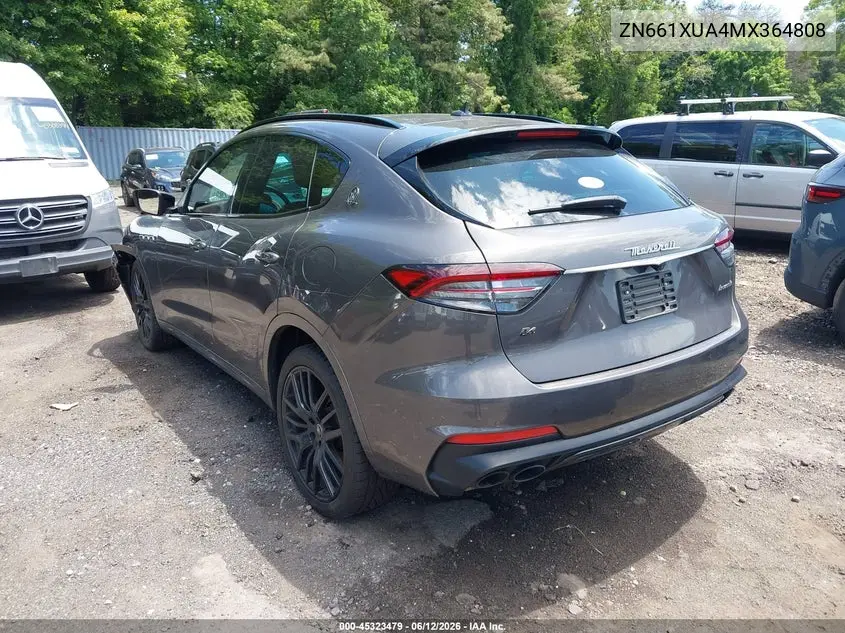 2021 Maserati Levante VIN: ZN661XUA4MX364808 Lot: 45323479