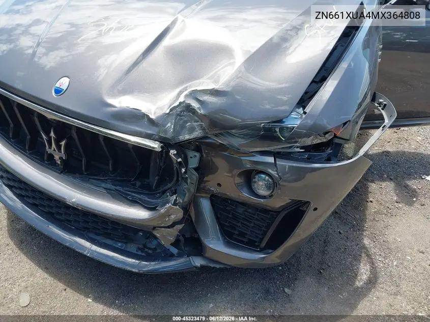 2021 Maserati Levante VIN: ZN661XUA4MX364808 Lot: 45323479