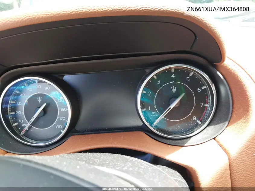 2021 Maserati Levante VIN: ZN661XUA4MX364808 Lot: 45323479