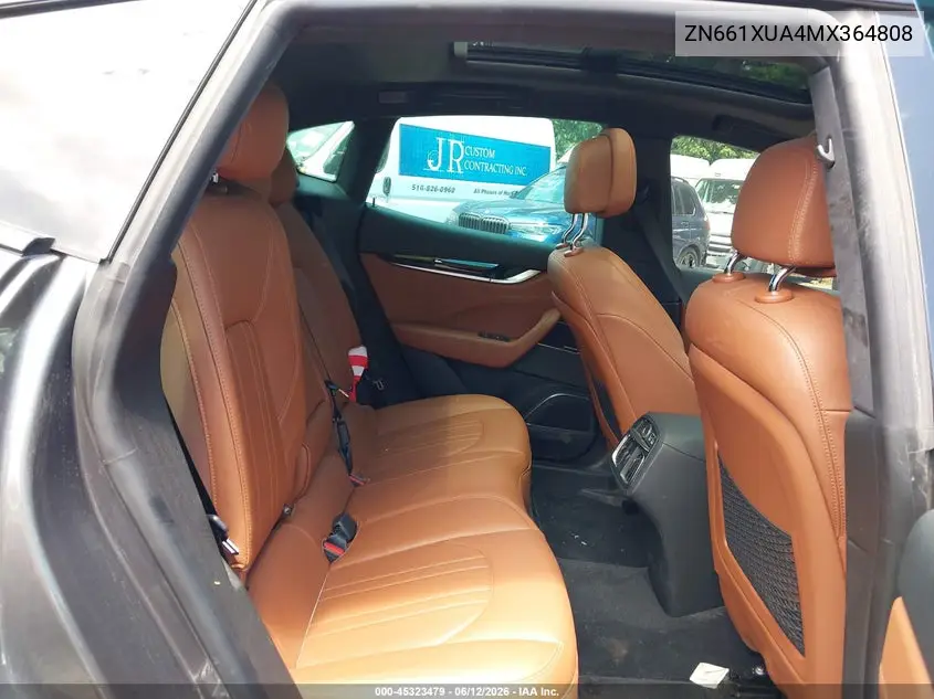 2021 Maserati Levante VIN: ZN661XUA4MX364808 Lot: 45323479