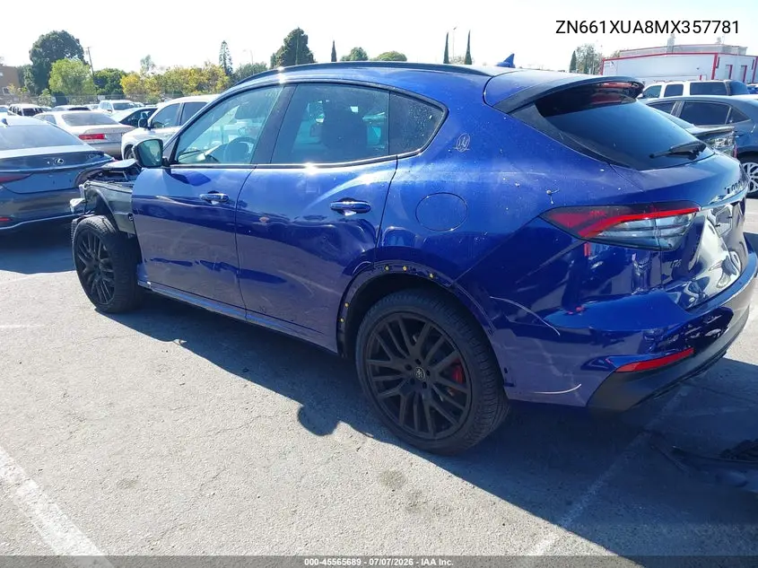 2021 Maserati Levante VIN: ZN661XUA8MX357781 Lot: 45565689