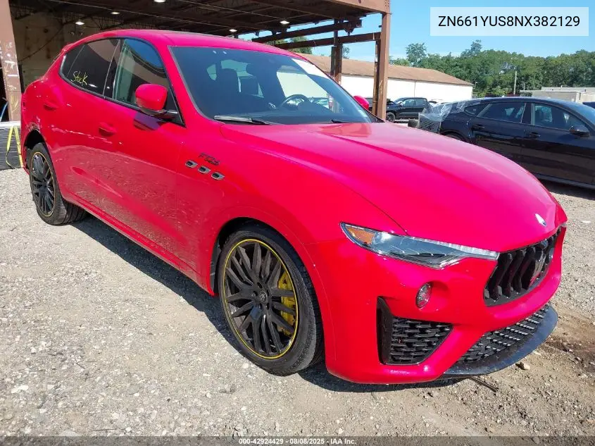 2022 Maserati Levante Tributo VIN: ZN661YUS8NX382129 Lot: 42924429