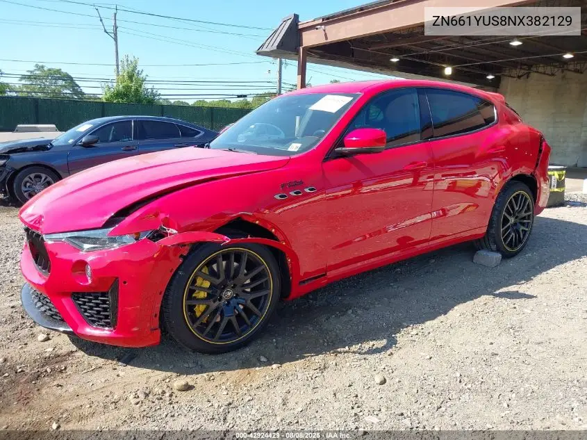 2022 Maserati Levante Tributo VIN: ZN661YUS8NX382129 Lot: 42924429