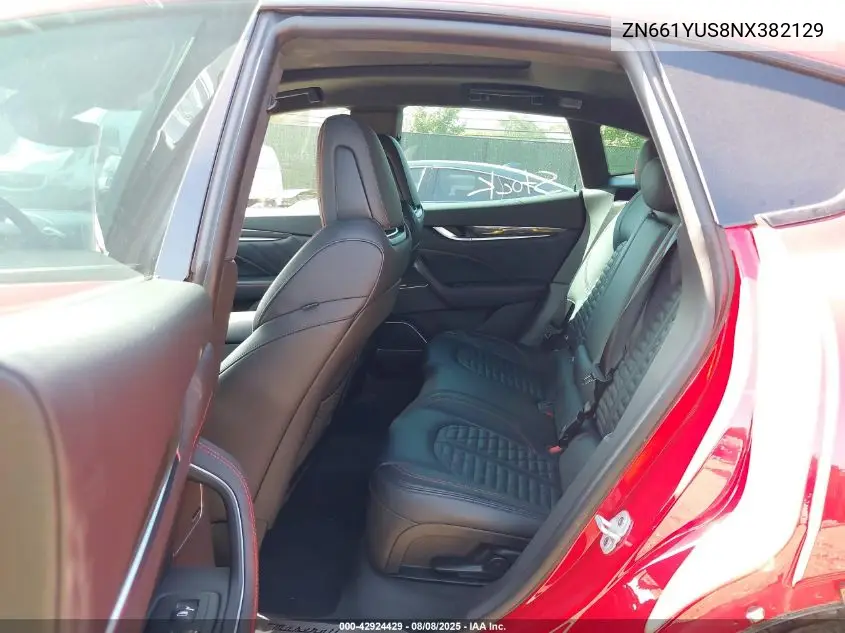 2022 Maserati Levante Tributo VIN: ZN661YUS8NX382129 Lot: 42924429