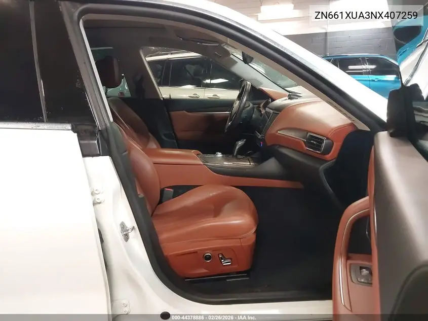 2022 Maserati Levante Gt VIN: ZN661XUA3NX407259 Lot: 44378886