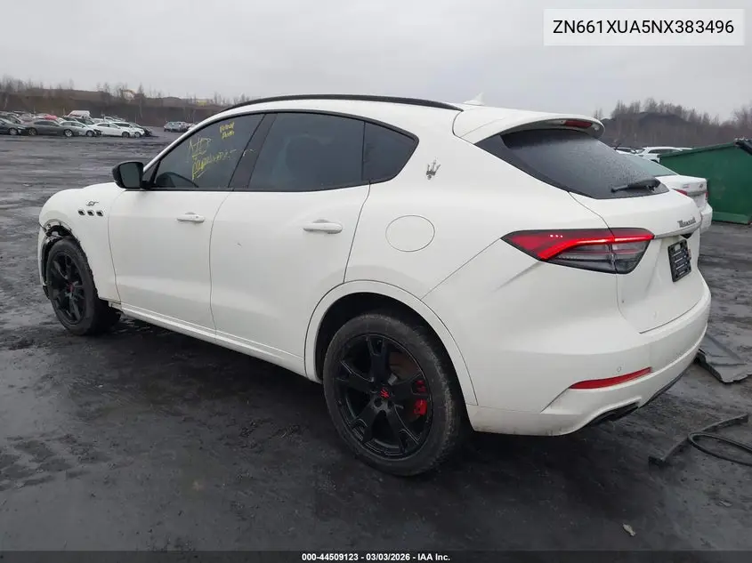 2022 Maserati Levante Gt VIN: ZN661XUA5NX383496 Lot: 44509123