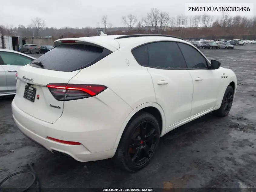 2022 Maserati Levante Gt VIN: ZN661XUA5NX383496 Lot: 44509123