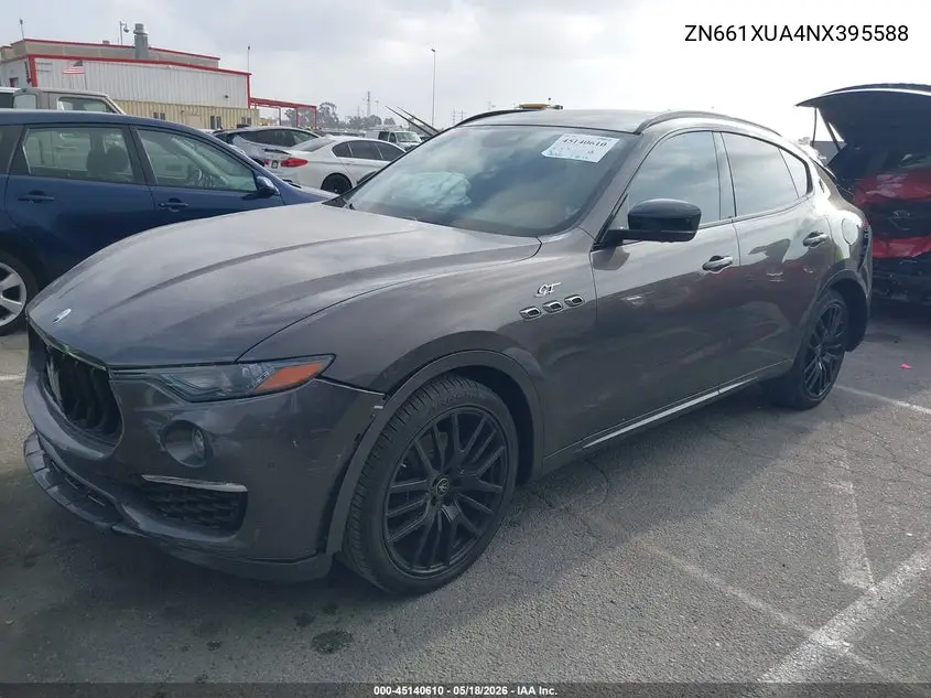 2022 Maserati Levante Gt VIN: ZN661XUA4NX395588 Lot: 45140610