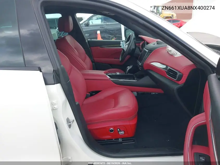 2022 Maserati Levante Gt VIN: ZN661XUA8NX400274 Lot: 45387472