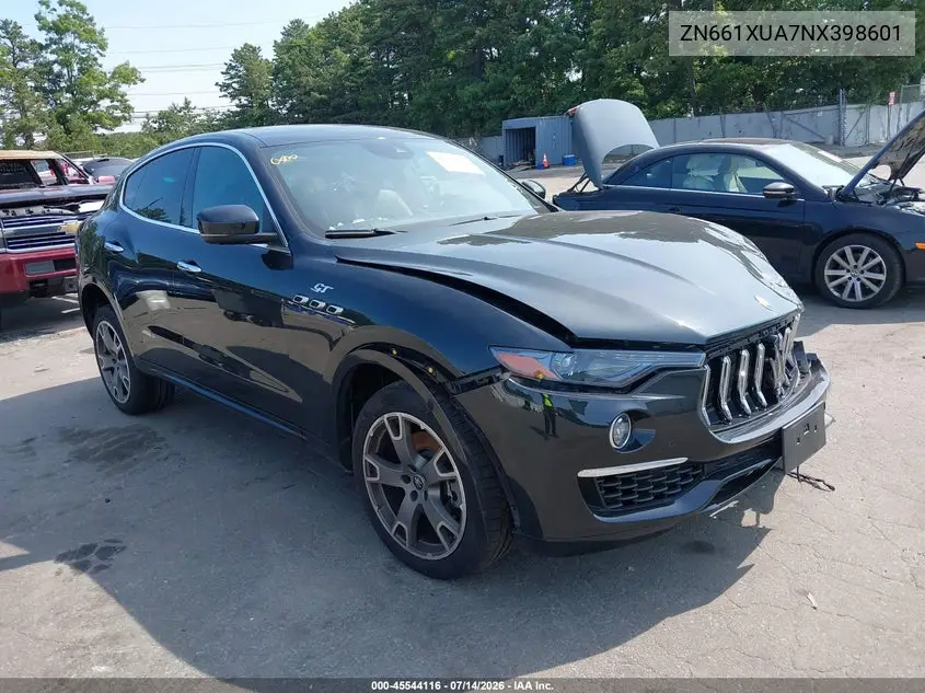 2022 Maserati Levante Gt VIN: ZN661XUA7NX398601 Lot: 45544116