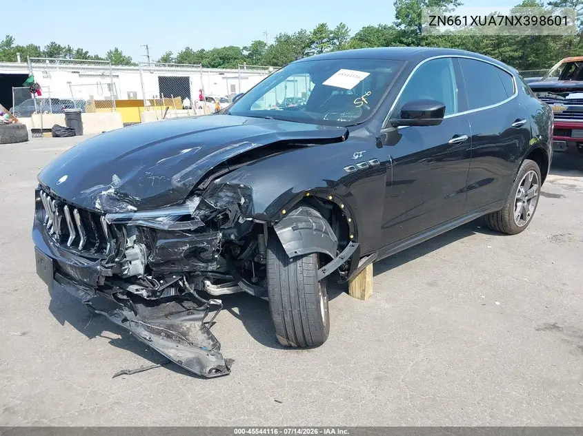2022 Maserati Levante Gt VIN: ZN661XUA7NX398601 Lot: 45544116