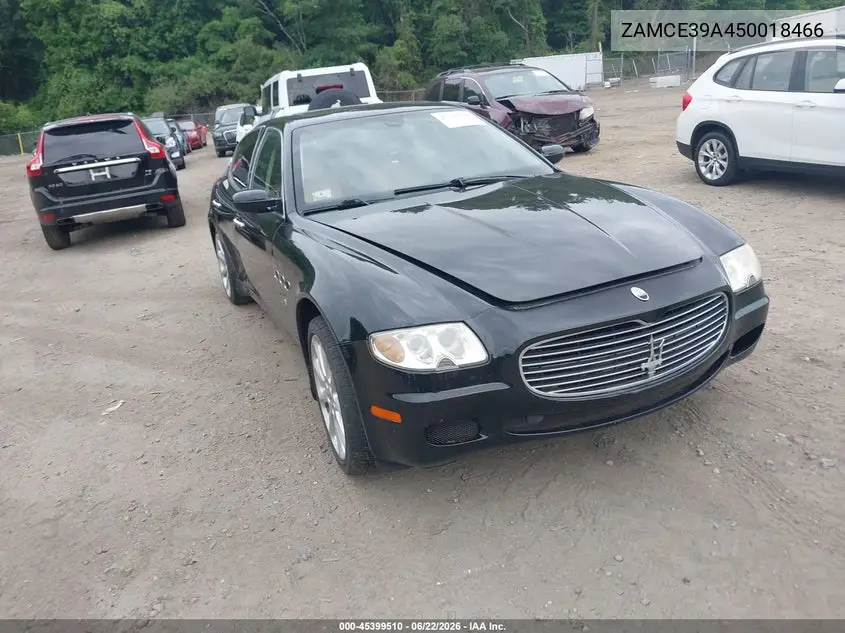 2005 Maserati Quattroporte VIN: ZAMCE39A450018466 Lot: 45399510
