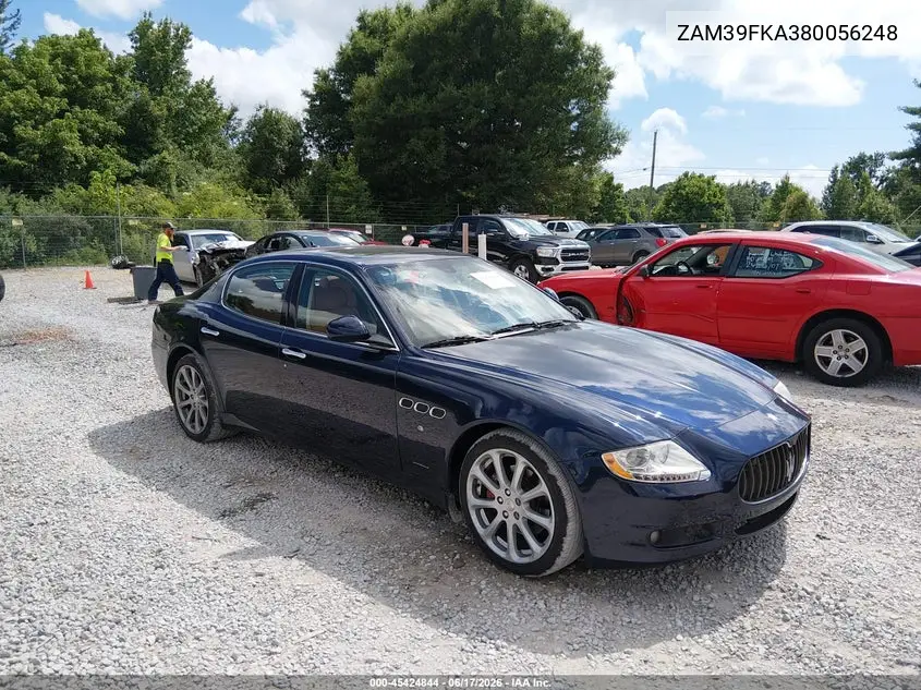 2011 Maserati Quattroporte VIN: ZAM39FKA380056248 Lot: 45424844