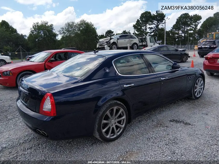 2011 Maserati Quattroporte VIN: ZAM39FKA380056248 Lot: 45424844