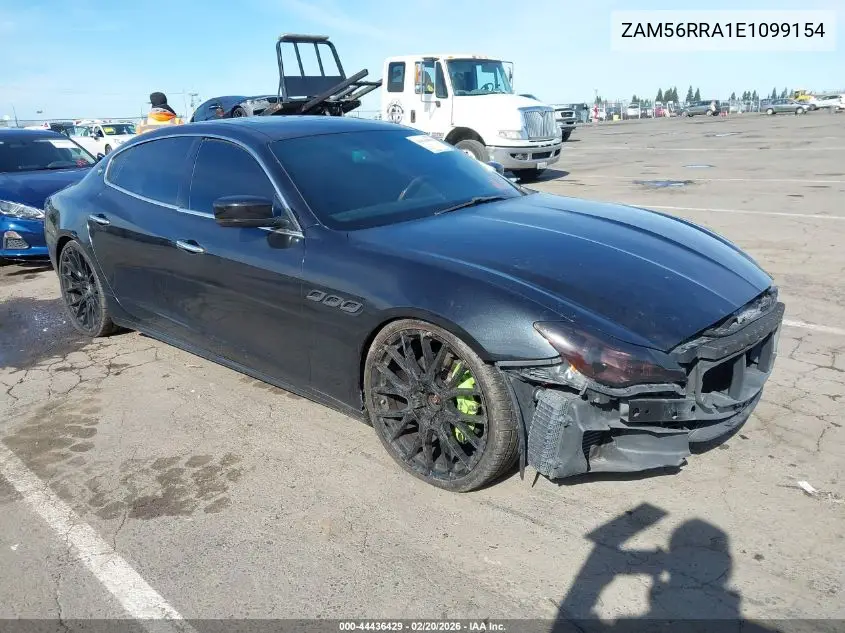 2014 Maserati Quattroporte S Q4 VIN: ZAM56RRA1E1099154 Lot: 44436429