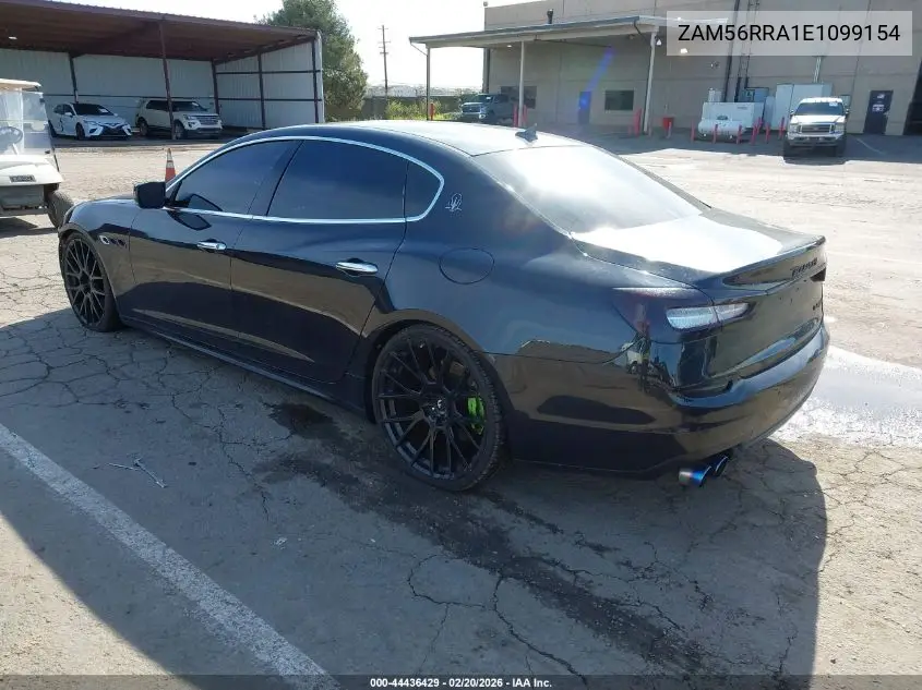 2014 Maserati Quattroporte S Q4 VIN: ZAM56RRA1E1099154 Lot: 44436429