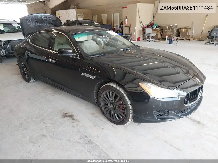 2014 Maserati Quattroporte S Q4 VIN: ZAM56RRA3E1111434 Lot: 45306913