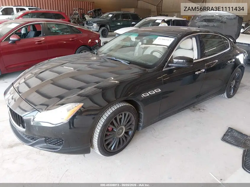 2014 Maserati Quattroporte S Q4 VIN: ZAM56RRA3E1111434 Lot: 45306913